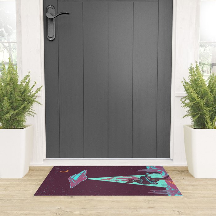 DESERT UFO Welcome Mat Gallery Image 3
