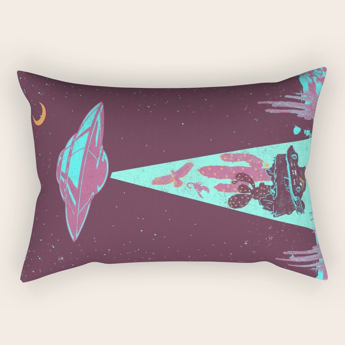 DESERT UFO Rectangular Pillow Gallery Image 1