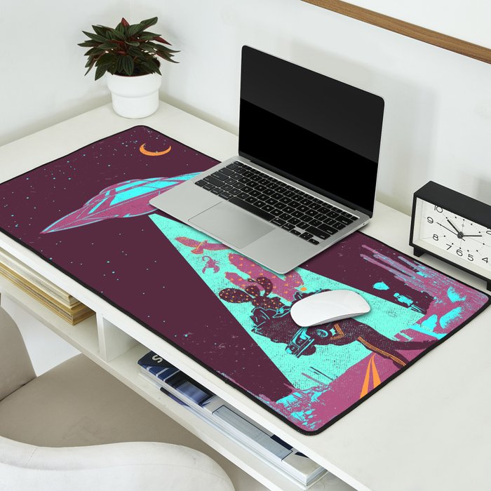 DESERT UFO Desk Mat Gallery Image 2