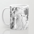 Vintage Map of The Gettysburg Battlefield (1863)BW Coffee Mug Gallery Image 3