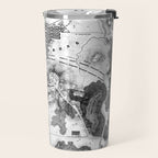 Vintage Map of The Gettysburg Battlefield (1863)BW Travel Mug Gallery Image 2