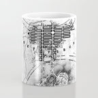 Vintage Map of The Gettysburg Battlefield (1863)BW Coffee Mug Gallery Image 4