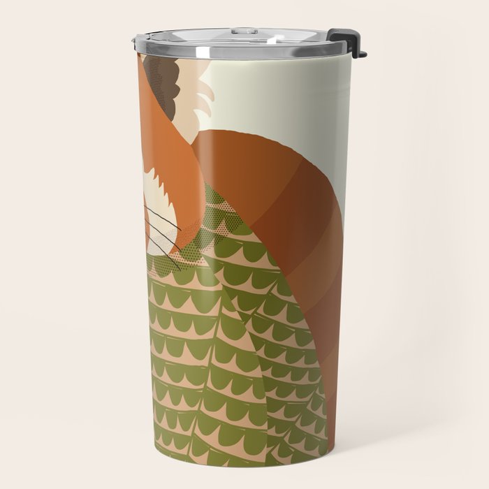 Whimsical Red Panda Travel Mug Gallery Image 2