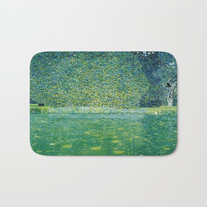 Gustav Klimt , Pond of Schloss Kammer on Attersee Bath Mat Gallery Image 1