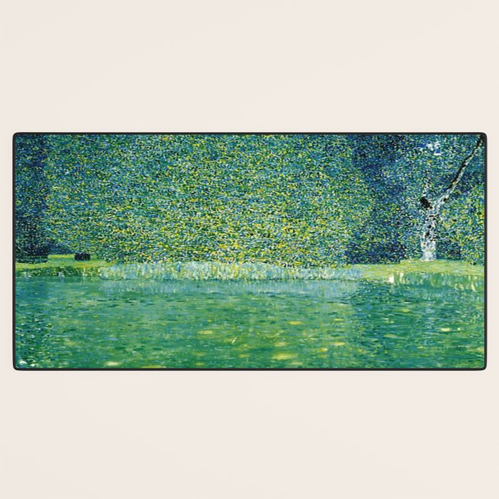 Gustav Klimt , Pond of Schloss Kammer on Attersee Desk Mat Gallery Image 3