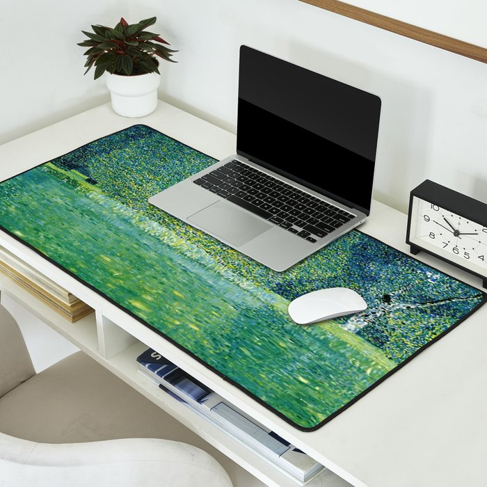 Gustav Klimt , Pond of Schloss Kammer on Attersee Desk Mat Gallery Image 2