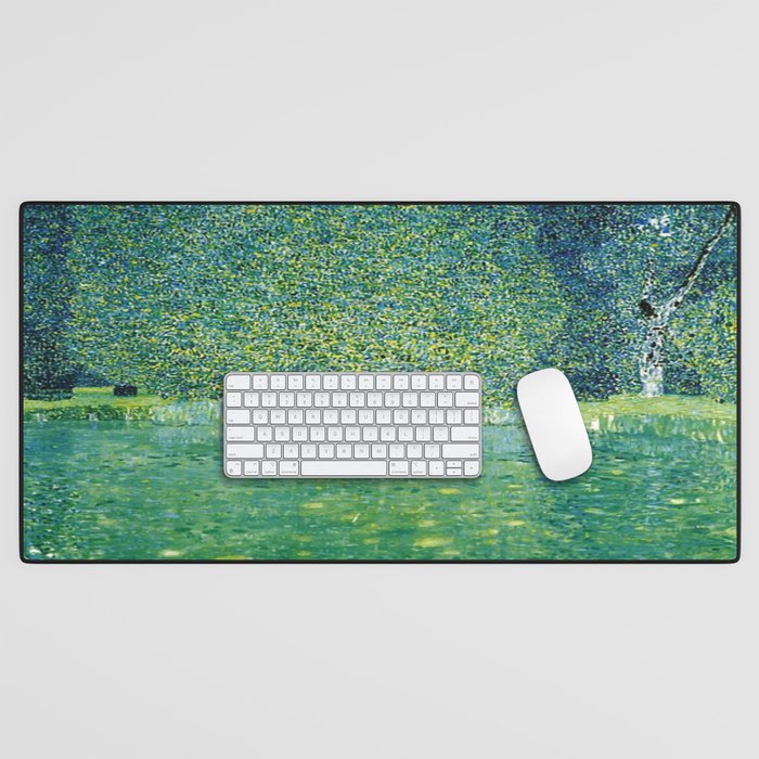 Gustav Klimt , Pond of Schloss Kammer on Attersee Desk Mat Gallery Image 1