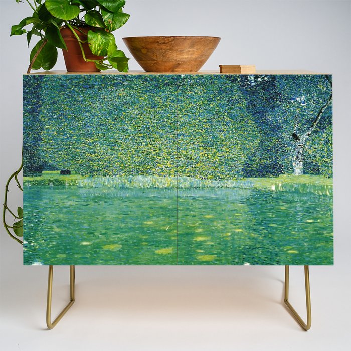 Gustav Klimt , Pond of Schloss Kammer on Attersee Credenza Gallery Image 1