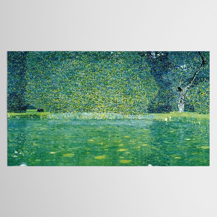 Gustav Klimt , Pond of Schloss Kammer on Attersee Tablecloth Gallery Image 2