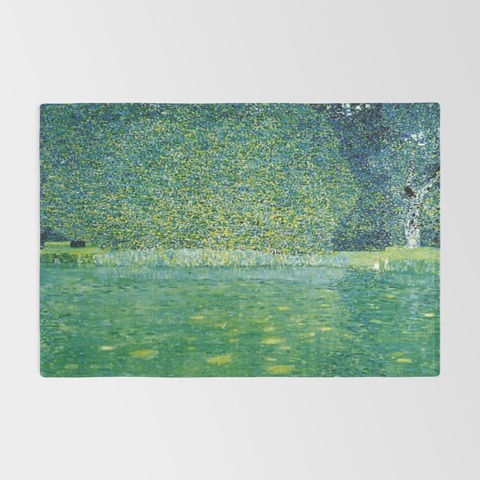 Gustav Klimt , Pond of Schloss Kammer on Attersee Rug Gallery Image 2