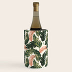 Leaf green and pink Wine Chiller Gallery Image 3