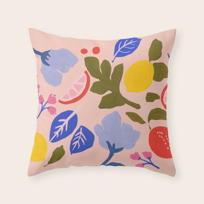 Arancia Rossa Throw Pillow Gallery Image 6
