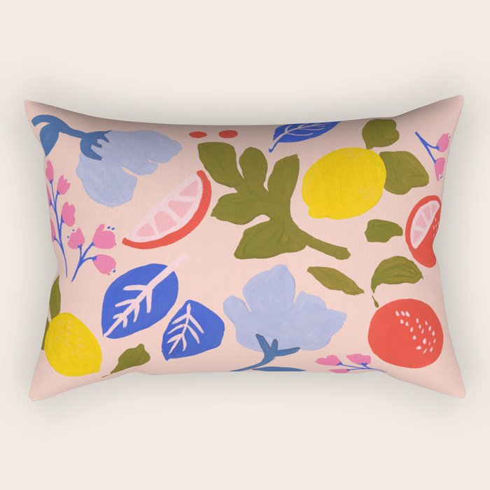 Arancia Rossa Rectangular Pillow Gallery Image 1