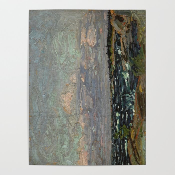 Tom Thomson Windy Day- Rough Weather in the Islands 1914. Canadian Landscape Artist Poster Gallery Image 1