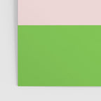 Lime Green and Pale Pink Fresh Minimalist Color Block Poster Gallery Image 3