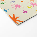 Twinkly Stars Cute and Colorful Pattern Welcome Mat Gallery Image 2