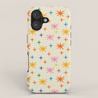 Twinkly Stars Cute and Colorful Pattern iPhone Case Gallery Image 1
