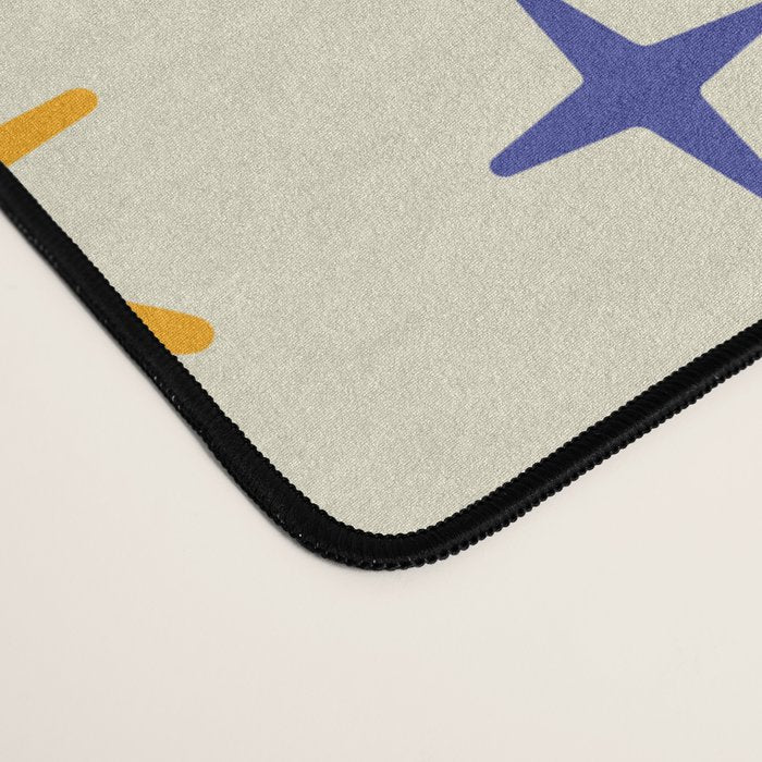 Twinkly Stars Cute and Colorful Pattern Desk Mat Gallery Image 4