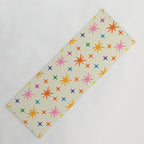 Twinkly Stars Cute and Colorful Pattern Yoga Mat Gallery Image 1