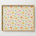 Twinkly Stars Cute and Colorful Pattern Serving Tray Gallery Image 1