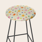 Twinkly Stars Cute and Colorful Pattern Stool Gallery Image 2