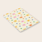 Twinkly Stars Cute and Colorful Pattern Notebook Gallery Image 3