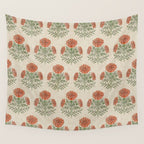 Marigold - persimmon Wall Tapestry Gallery Image 4