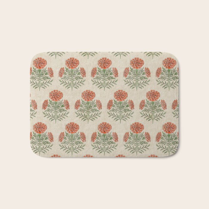 Marigold - persimmon Bath Mat Gallery Image 1