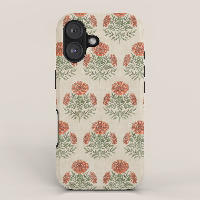 Marigold - persimmon iPhone Case Gallery Image 1