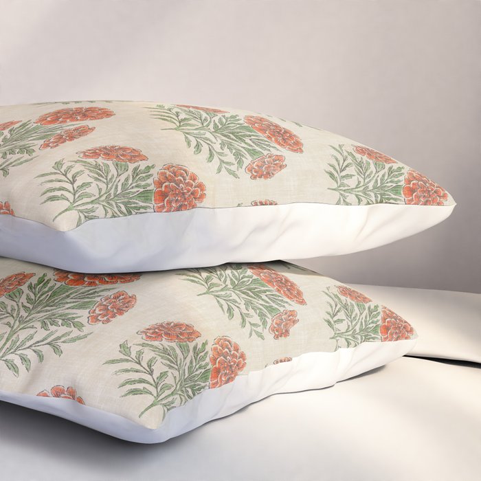 Marigold - persimmon Pillow Sham Gallery Image 3