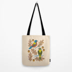 Bunting Pair In Oak Tree Tote Bag Gallery Image 2