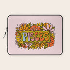 Pisces Flowers Laptop Sleeve Gallery Image 1