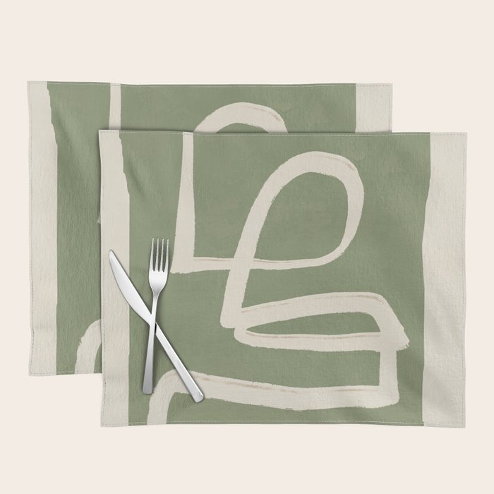 Abstract line art 77 Placemat Gallery Image 1