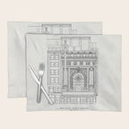 Chicago Theatre Blueprint - West Elevation Placemat Gallery Image 1