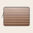 Gradient Arch XII Earthy Neutral Mid Century Modern Rainbow Laptop Sleeve Gallery Image 1