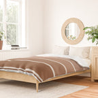 Gradient Arch XII Earthy Neutral Mid Century Modern Rainbow Duvet Cover Gallery Image 2
