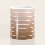 Gradient Arch XII Earthy Neutral Mid Century Modern Rainbow Coffee Mug Gallery Image 4