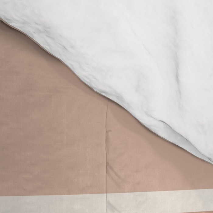 Gradient Arch XII Earthy Neutral Mid Century Modern Rainbow Comforter Gallery Image 4