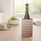 Gradient Arch XII Earthy Neutral Mid Century Modern Rainbow Wine Chiller Gallery Image 4