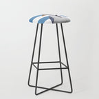 Captain Seagull on blue stripes Stool Gallery Image 1