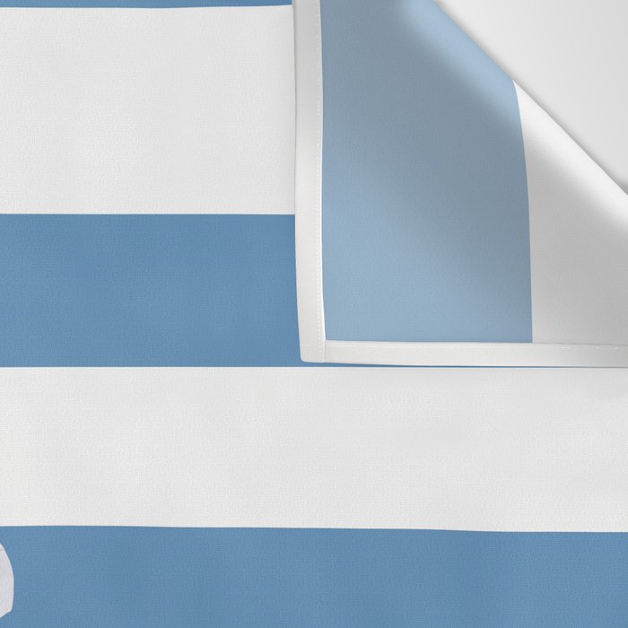 Captain Seagull on blue stripes Wall Tapestry Gallery Image 3