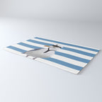 Captain Seagull on blue stripes Rug Gallery Image 3