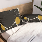 Black Hair No. 3 Pillow Sham Gallery Image 2