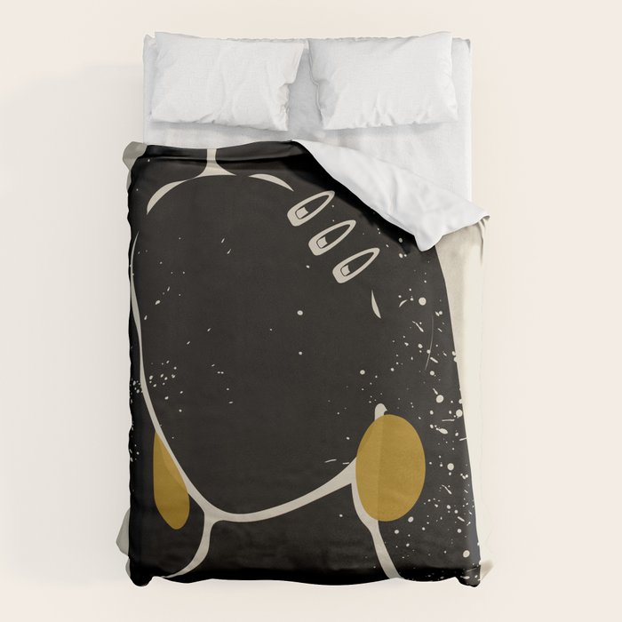 Black Hair No. 3 Duvet Cover Gallery Image 6