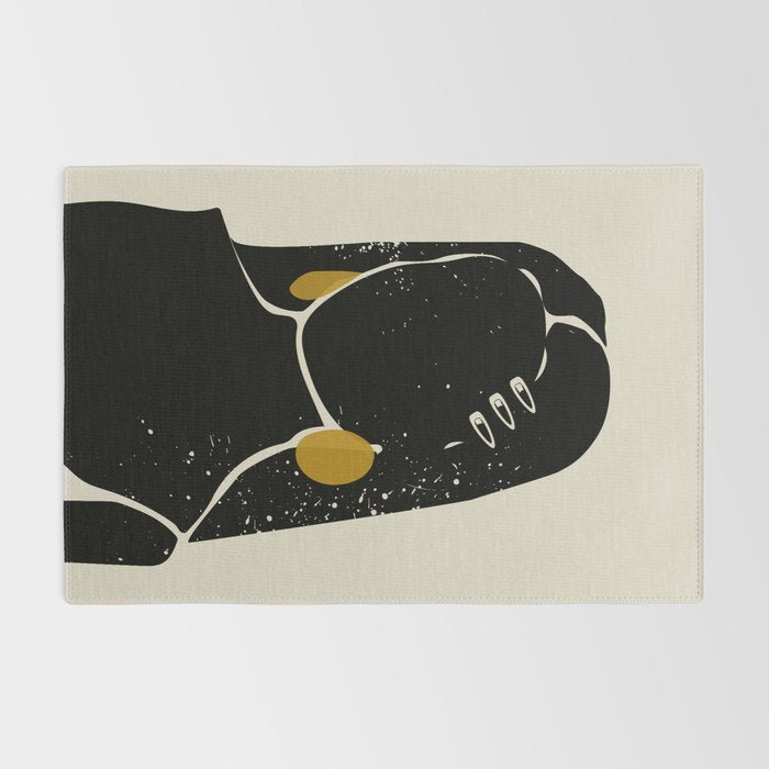 Black Hair No. 3 Rug Gallery Image 2