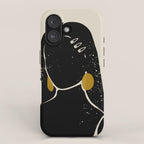 Black Hair No. 3 iPhone Case Gallery Image 1