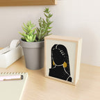 Black Hair No. 3 Mini Art Print Gallery Image 2