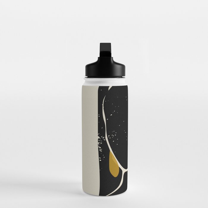 Black Hair No. 3 Water Bottle Gallery Image 3