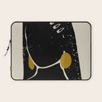 Black Hair No. 3 Laptop Sleeve Gallery Image 1
