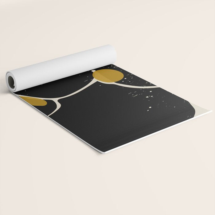 Black Hair No. 3 Yoga Mat Gallery Image 2